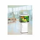 Aquariumskombination Lido 120 Dekor weiss mit Technik
