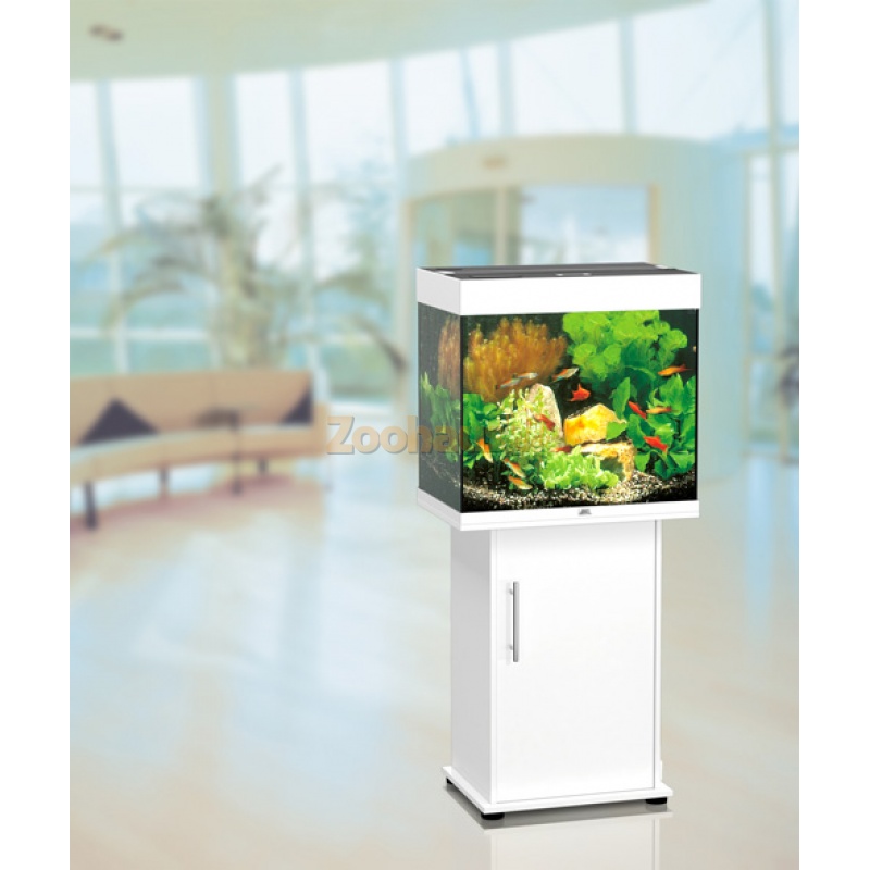 80000832_Juwel Aquarium Schrank Kombination Lido 120 Dekor weiss mit Technik Filter Heizer und T5 Beleuchtung