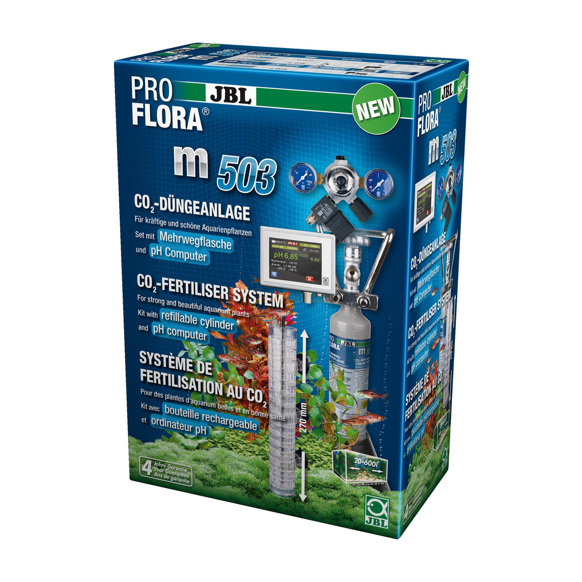 JBL PROFLORA m503 Aquarienpflanzendüngeanlage mit pHSteuerung