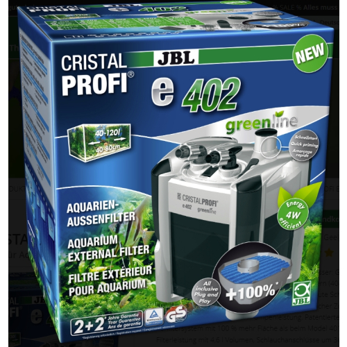JBL CristalProfi e402 greenline Außenfilter für Aquarium