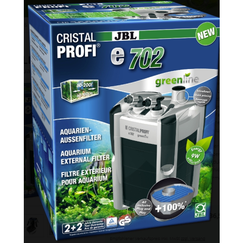 JBL CristalProfi e702 greenline Außenfilter für Aquarium