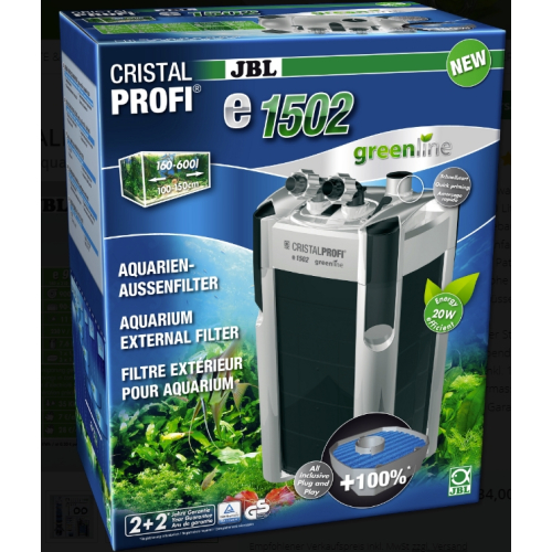 JBL CristalProfi e1502 greenline Außenfilter für Aquarium