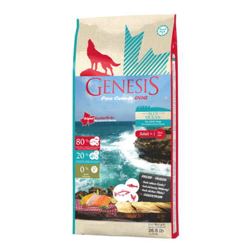 Genesis Hundefutter Pure Canada Dog - Blue Ocean f&uuml;r ausgewachsene Hunde 11,79 kg