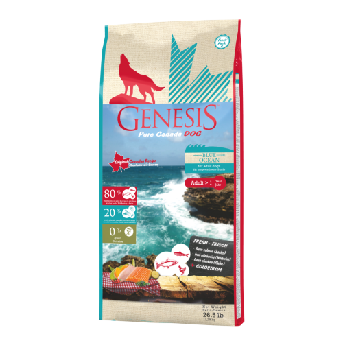 Genesis Hundefutter Pure Canada Dog - Blue Ocean für ausgewachsene Hunde 11,79 kg