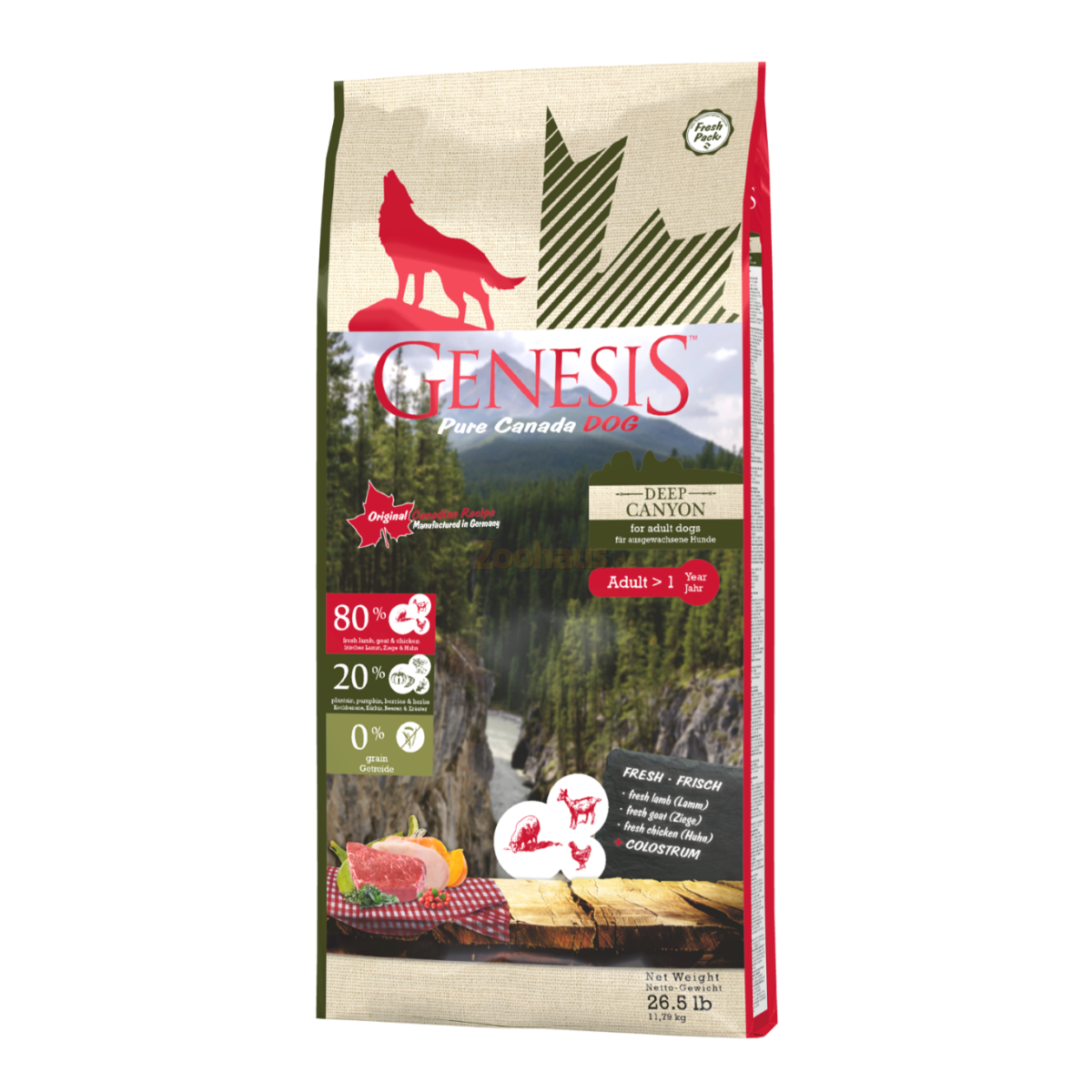 Genesis Hundefutter Pure Canada Dog Grand Prairie für ausgewachsene