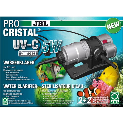 JBL ProCristal Compact UV-C Wasserklärer für Aquarien 5 W
