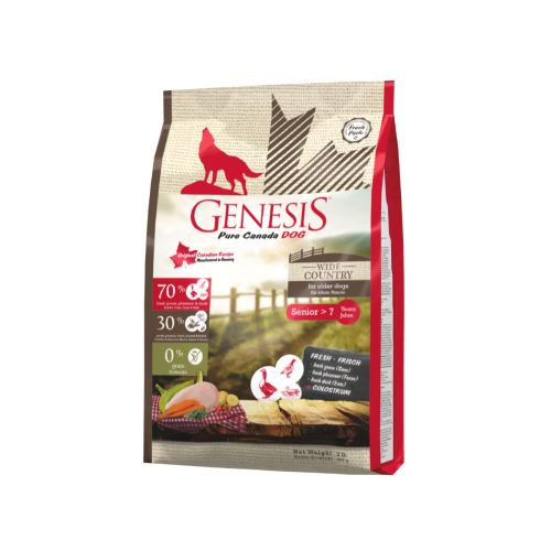 Genesis Hundefutter Pure Canada Dog - Wide Country für ältere Hunde 907 g