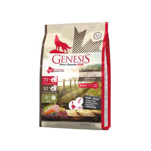 Genesis Hundefutter Pure Canada Dog - Wide Coutry f&uuml;r &auml;ltere Hunde 907 g