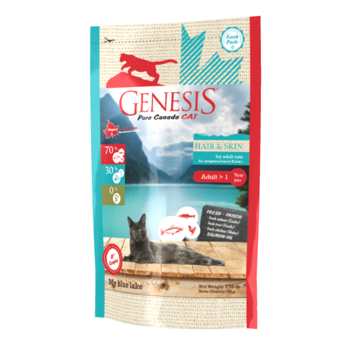 Genesis Pure Canada Cat - My blue lake (Hair & Skin) für ausgewachsene Katzen 340 g