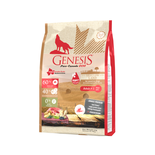 Genesis Hundefutter Pure Canada Dog - Shallow Land (Soft) für ernährungssensible Hunde - single Protein