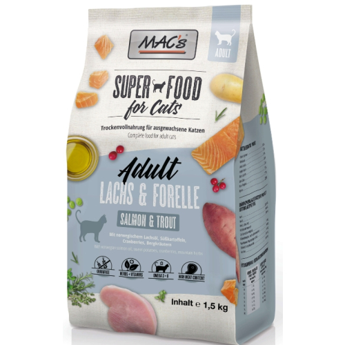 MACs Superfood für Katzen - Lachs & Forelle