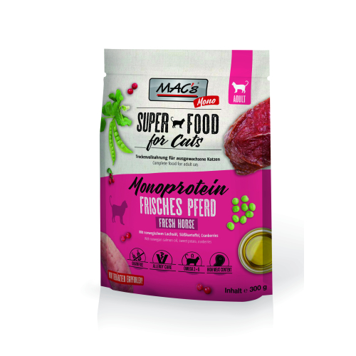 MACs Superfood für Katzen - Mono Pferd 300 g