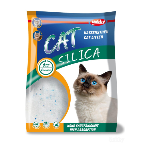 Nobby Silica Katzenstreu (Silikat) 2,25kg - 5 Liter