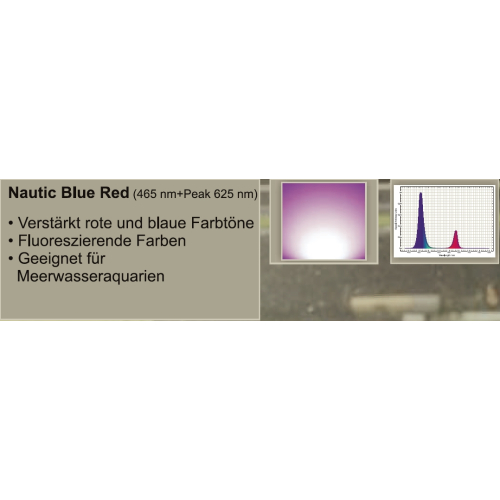 daytime LED Nautic Blue (476nm+Peak465nm)